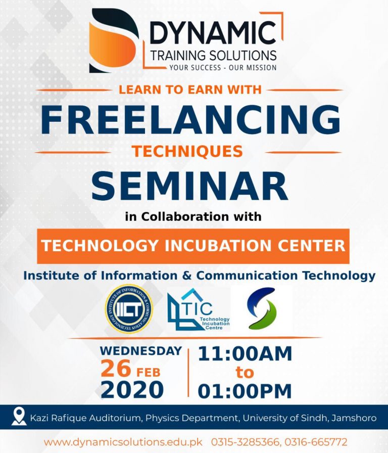 Read more about the article Freelancing Techniques Seminar