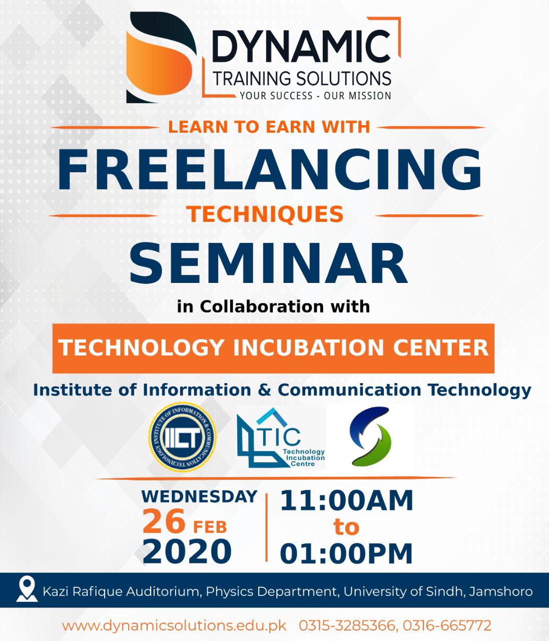 You are currently viewing Freelancing Techniques Seminar